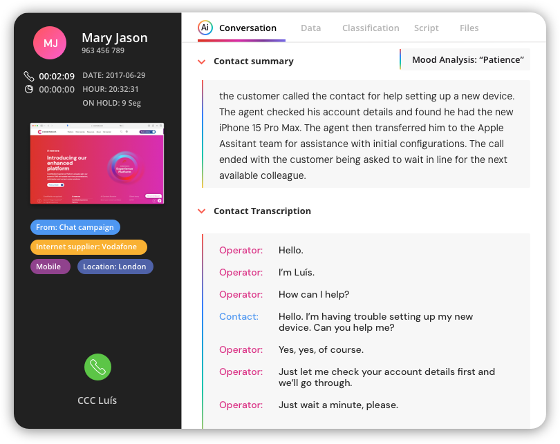 UI Contact