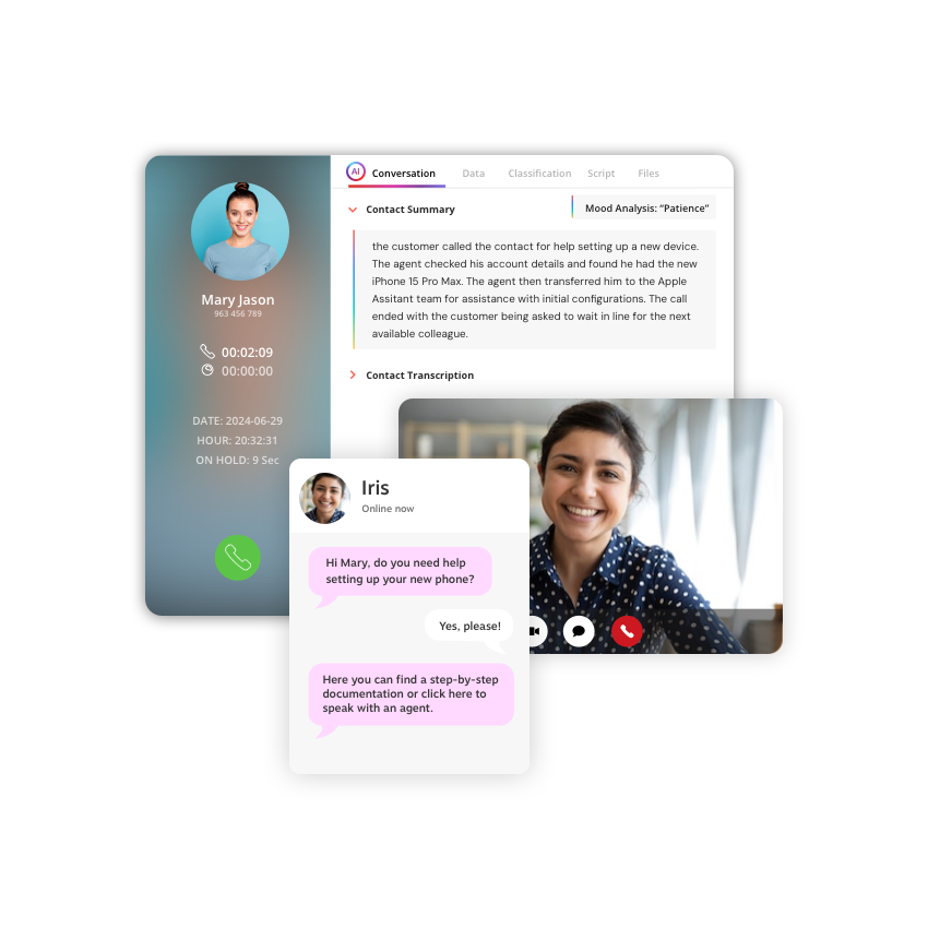Real-time Conversations Video Shopping