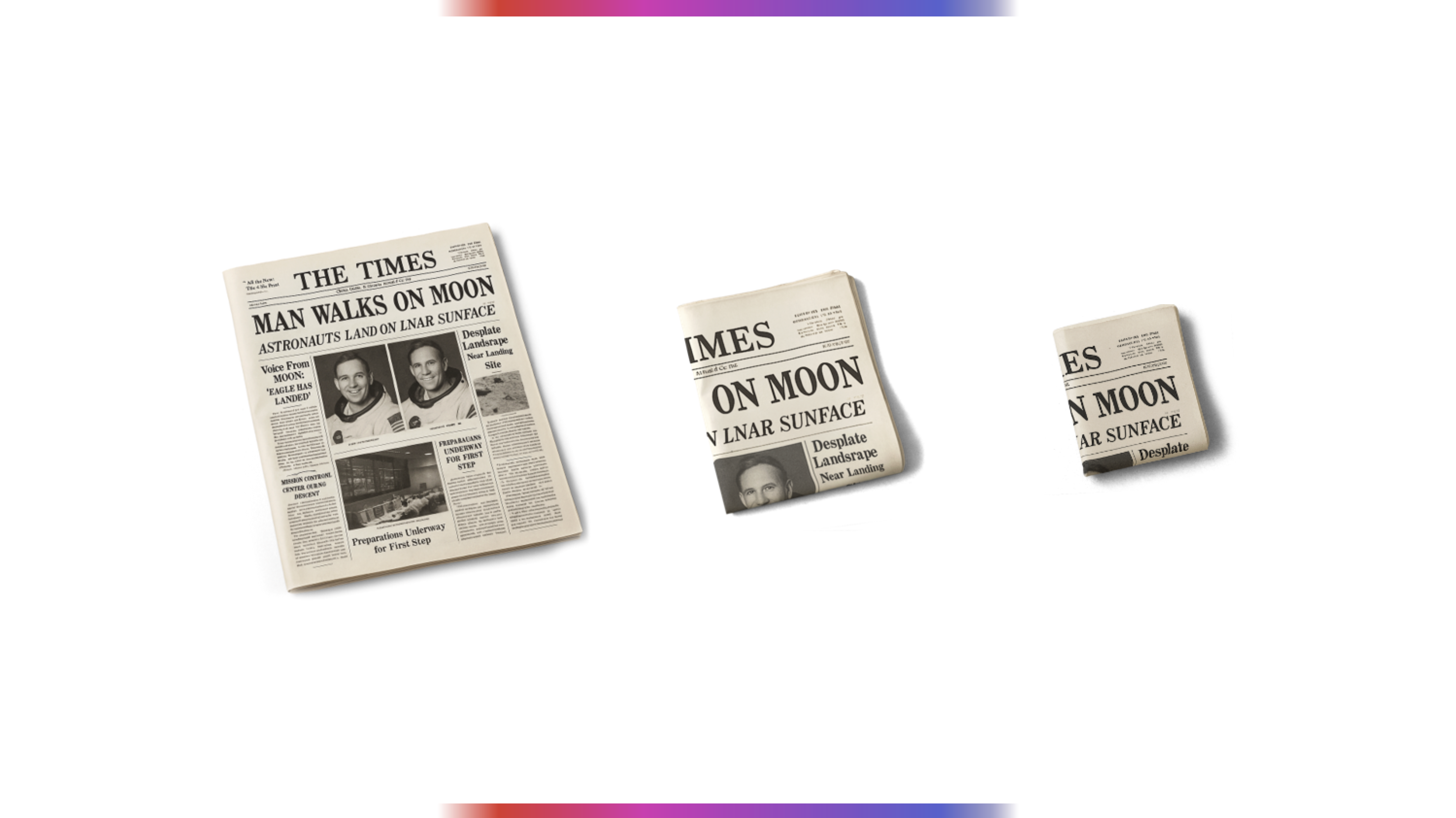 Folding newspapers and folding time
