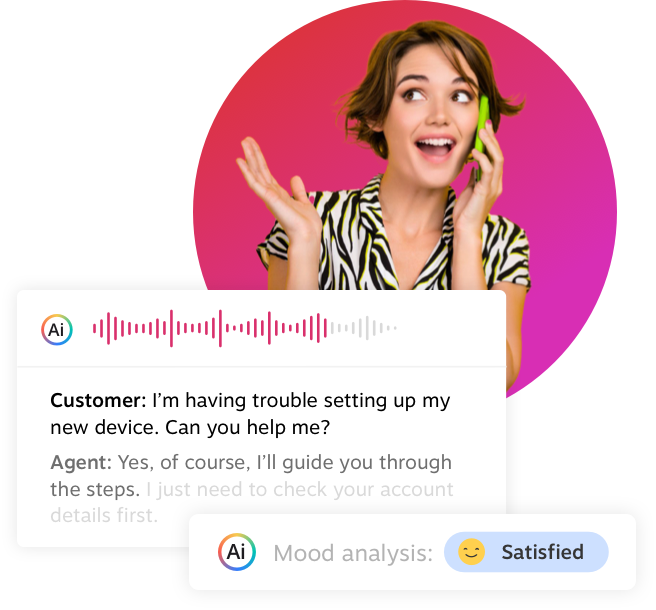 Call transcription Header 1