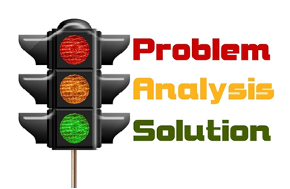 Picture of stoplight with different phases